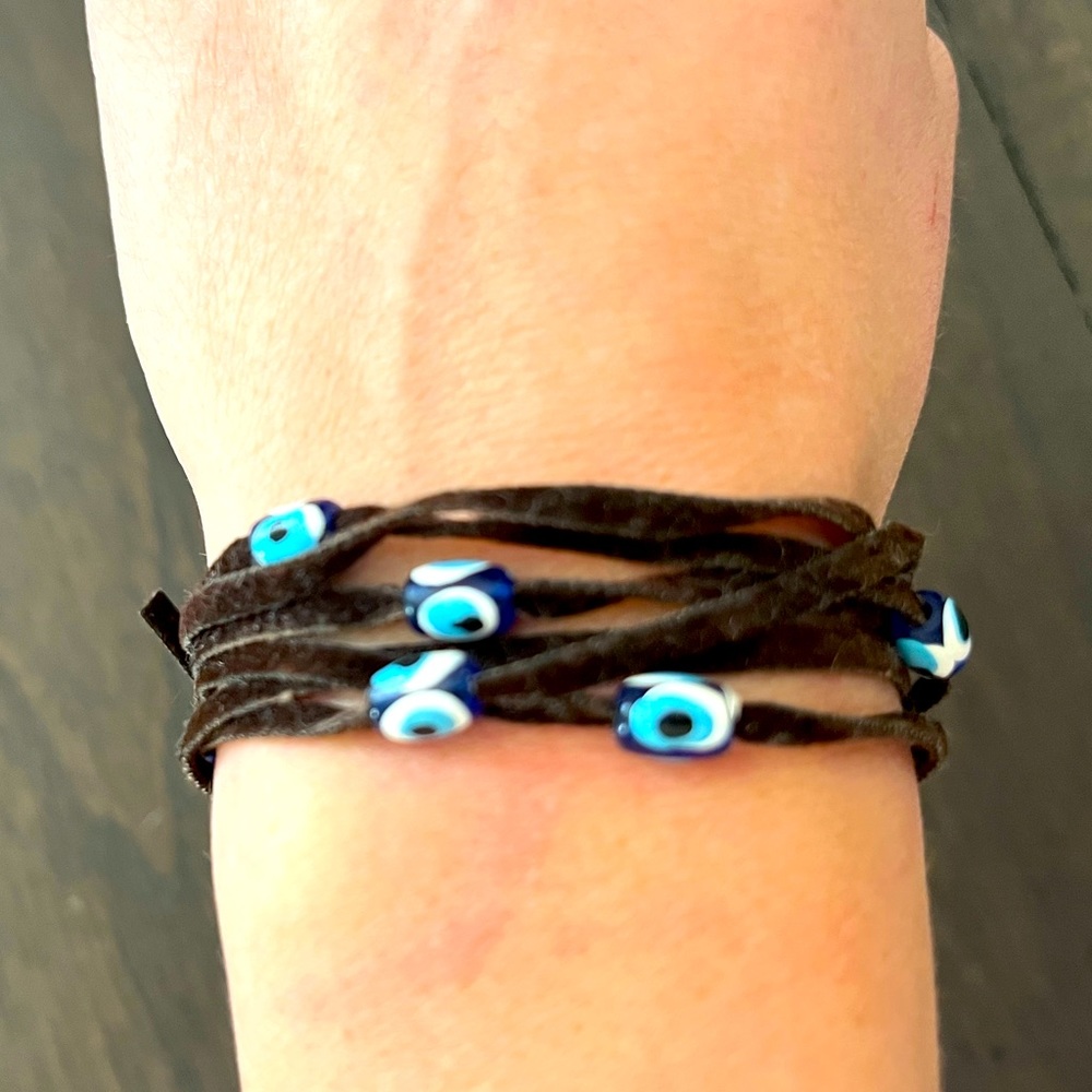 Evil Eye Wrap Bracelet